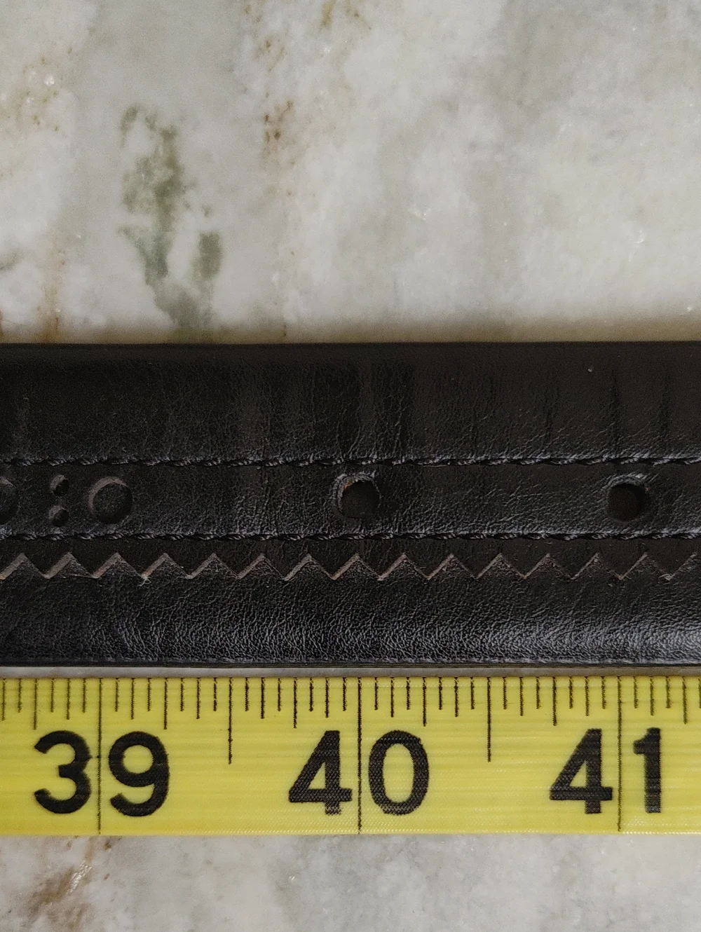 Cole Haan Black Western Style Belt Size 40